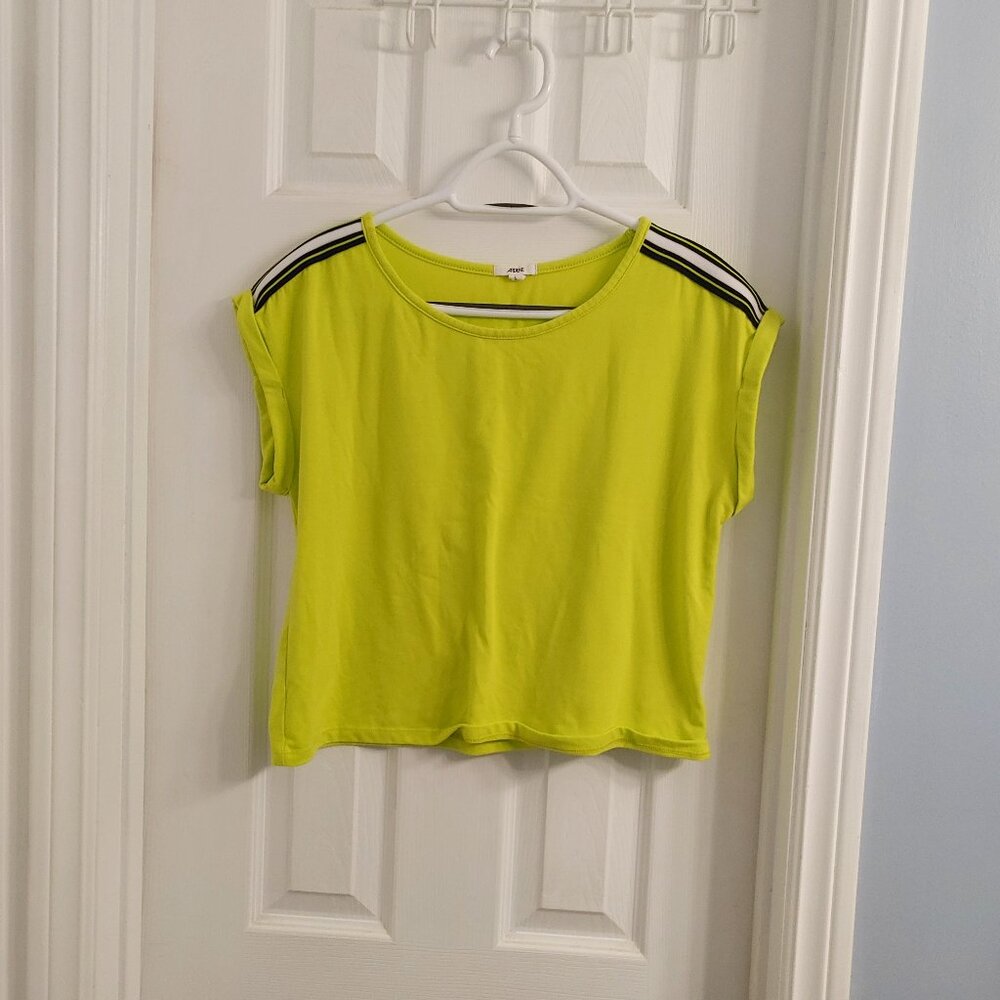 Shoulder Stripe Tee
